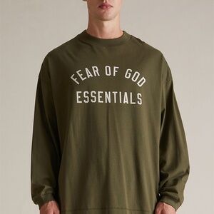 Fear of God ESSENTIALS Military Long Sleeve T-Shirt